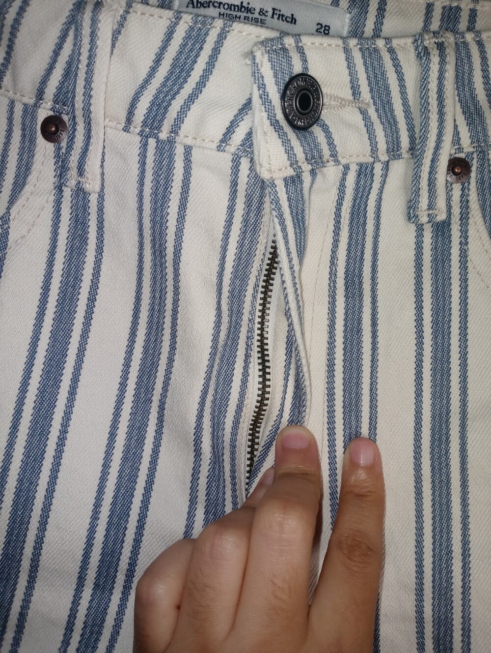 Abercrombie & Fitch Curve Love High Rise Dad Short Size 28 - Picture 5 of 16
